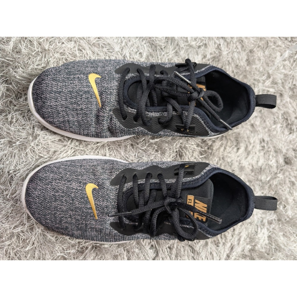 Nike Flex TR 9 Womens Training Shoes Black Gold AQ7491-003 Size 8